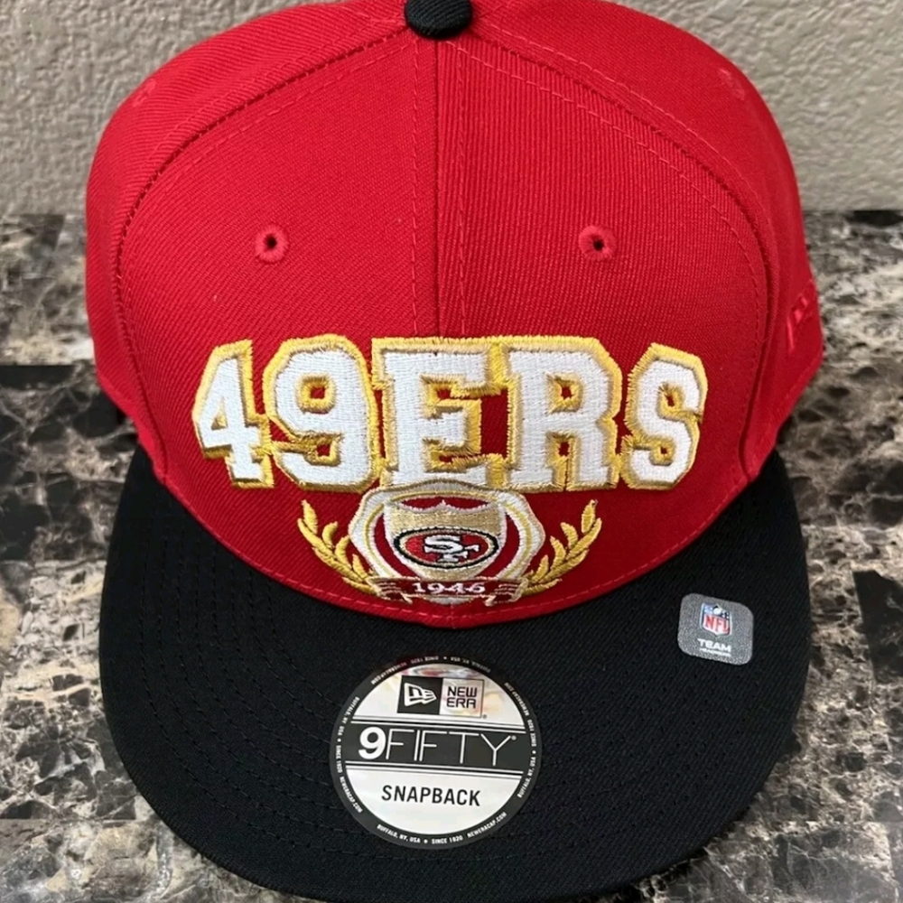 New Era San Francisco 49ers Team Establish 9FIFTY Snapback Hat Adult Unisex